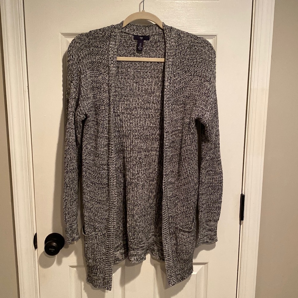 Gap Marled Open Front Cardigan